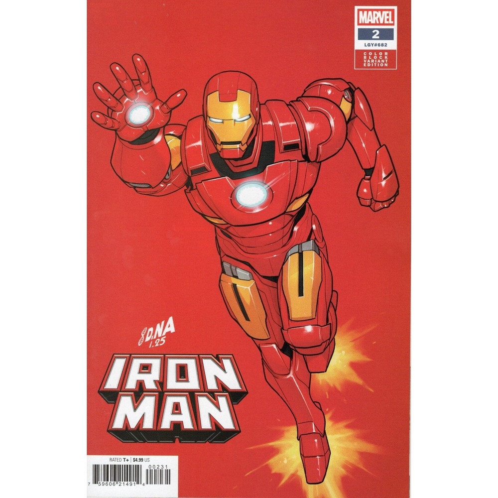 Iron Man #2 Marvel Comics 2026 1st Print David Nakayama Color Block Red Cover